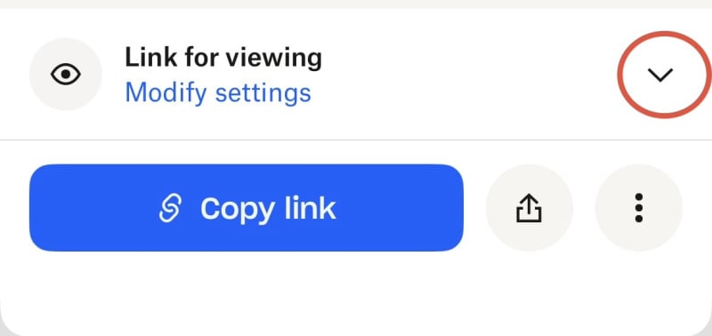 I find it very difficult to export files in the Dropbox app for iOS ...