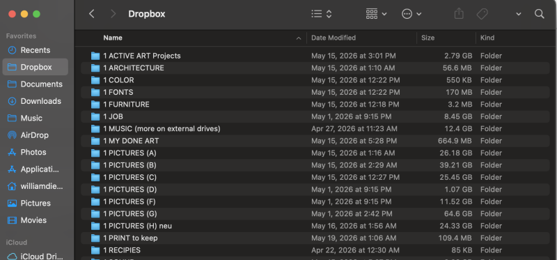 No sync icons and right-click menu items on Mac - Dropbox Community