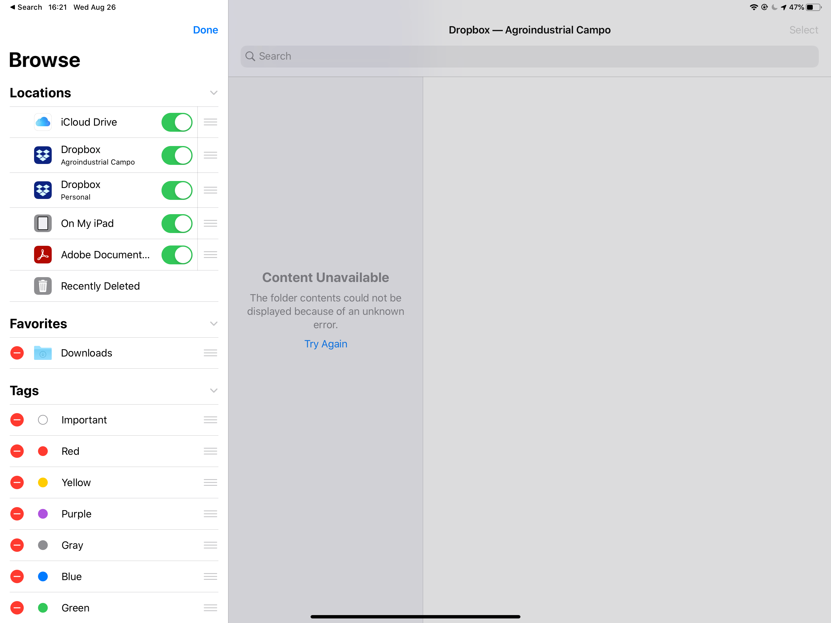 Attaching Dropbox files to Emails on iPhone X Suddenly Stopped Working ...