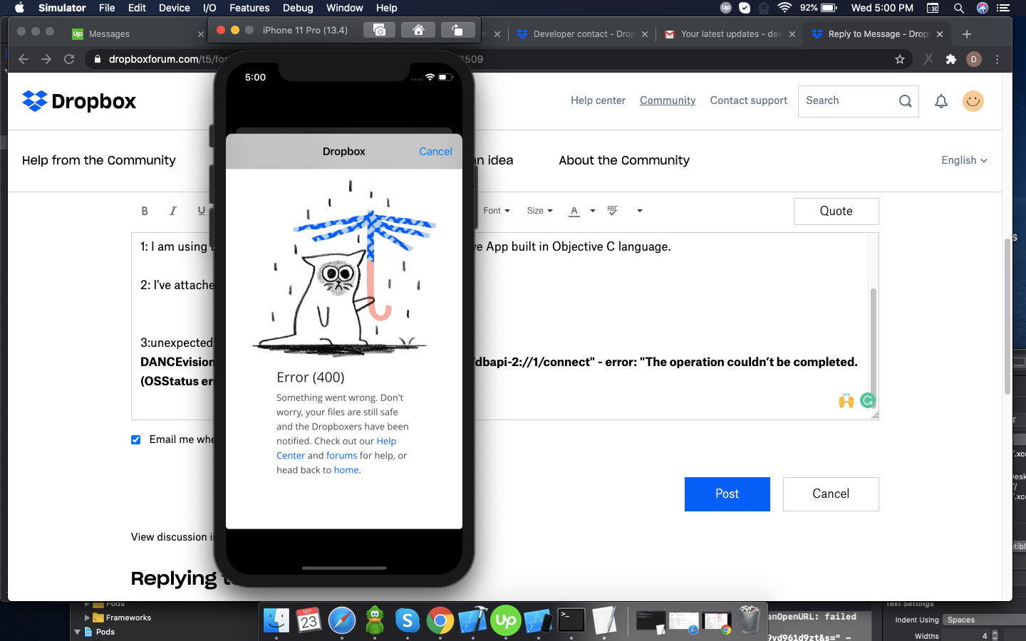 App is not linked with Dropbox! - Dropbox Community