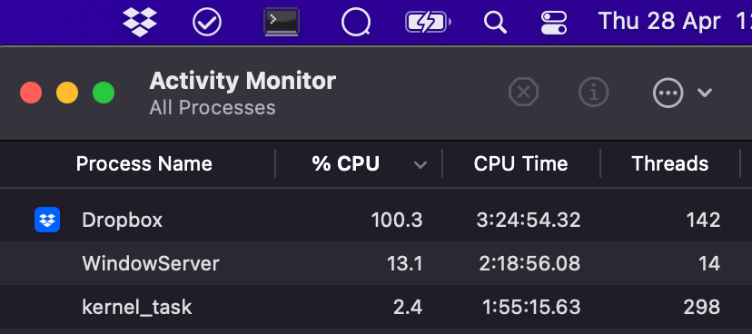 Mac client continuously syncing with no file changes - Dropbox Community