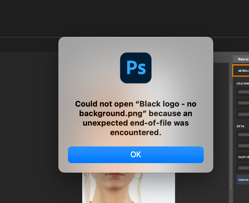 Files not opening/ being recognized in Photoshop 2022 - Dropbox Community