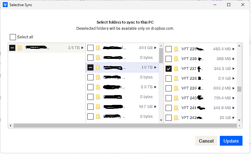 Stop Selective Sync from automatically adding new files/folders added ...