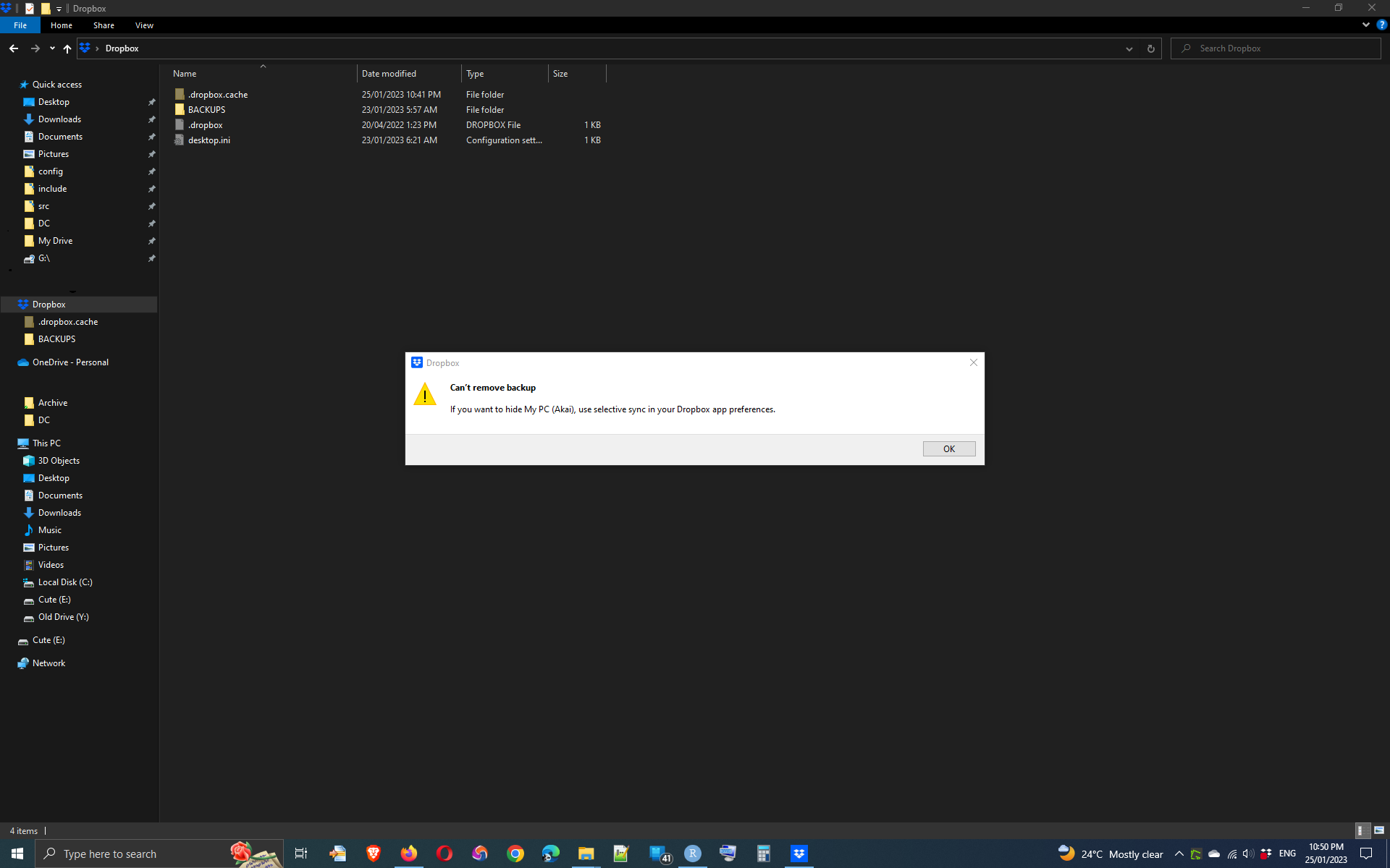 Can't delete my Dropbox Backup - Dropbox Community