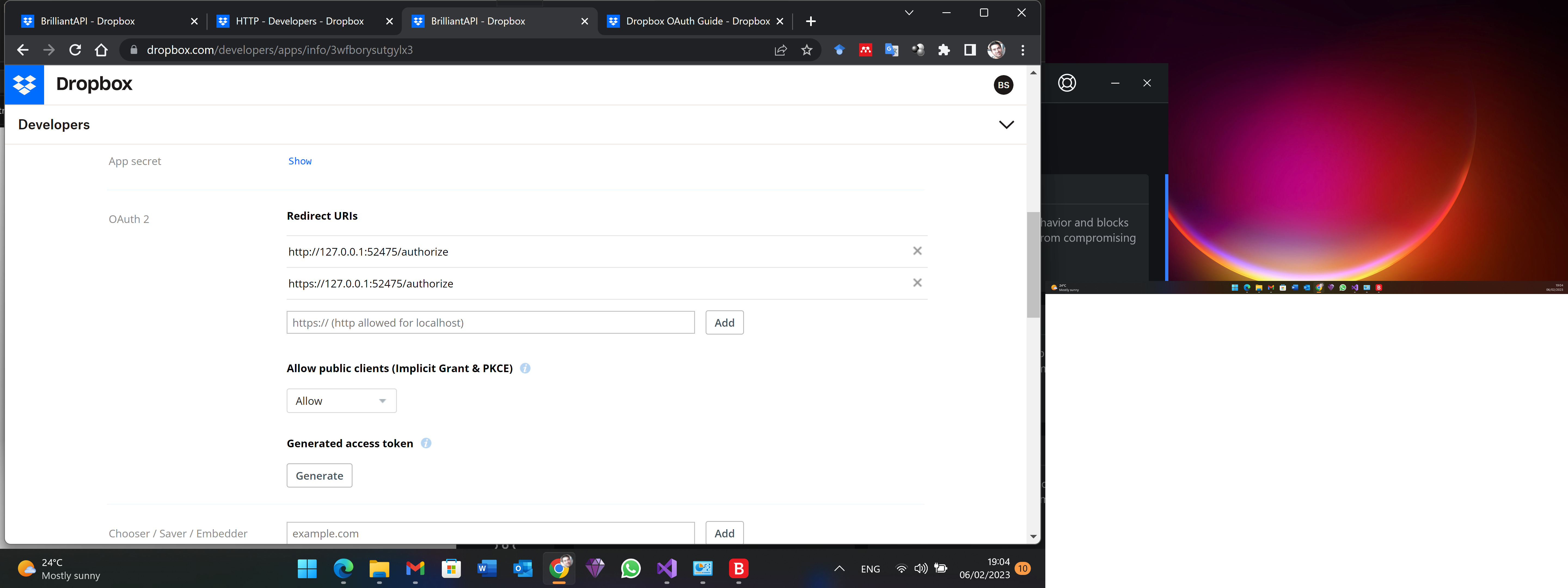 Api error access denied - Dropbox Community