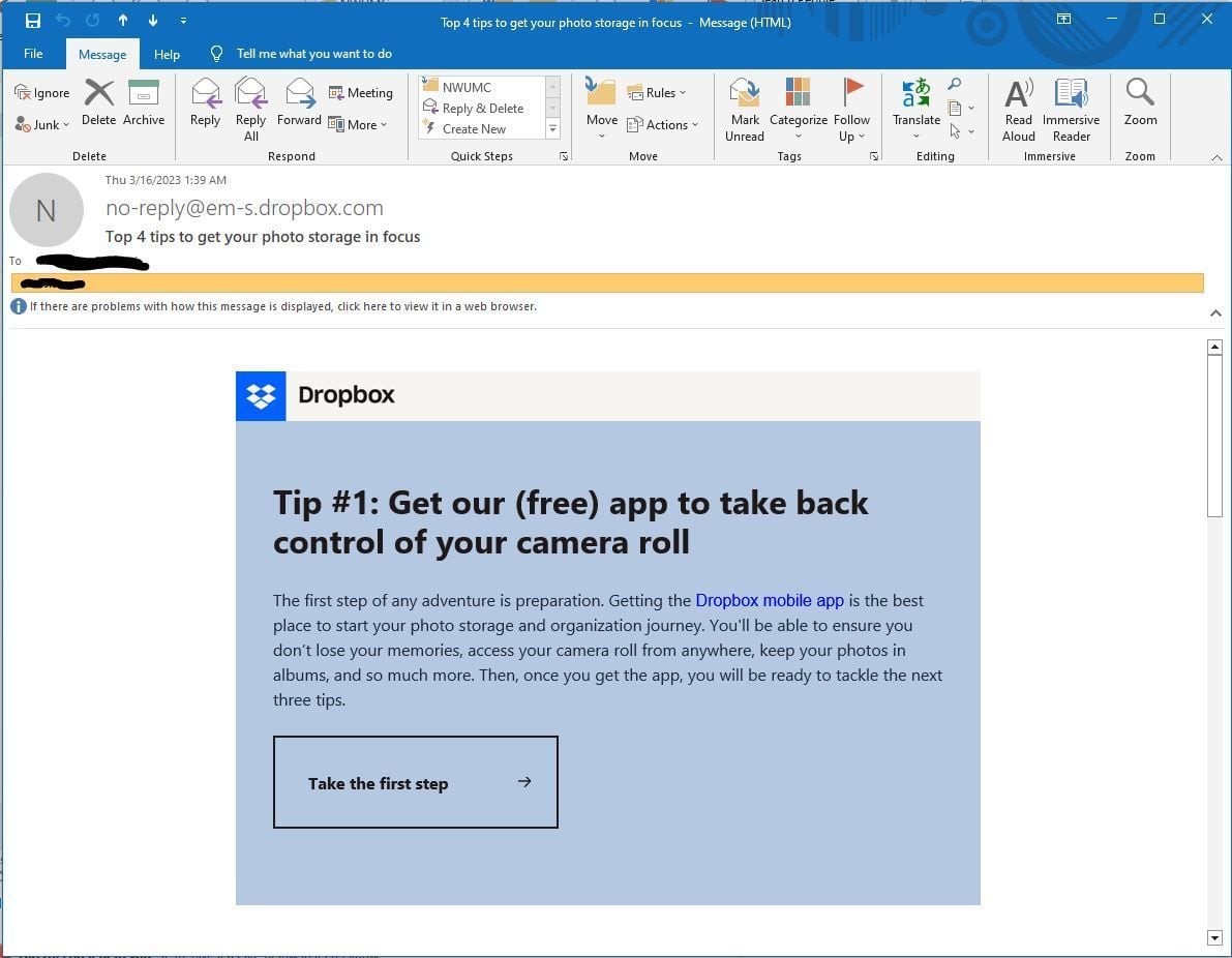 Notifications still going to old email address - Dropbox Community