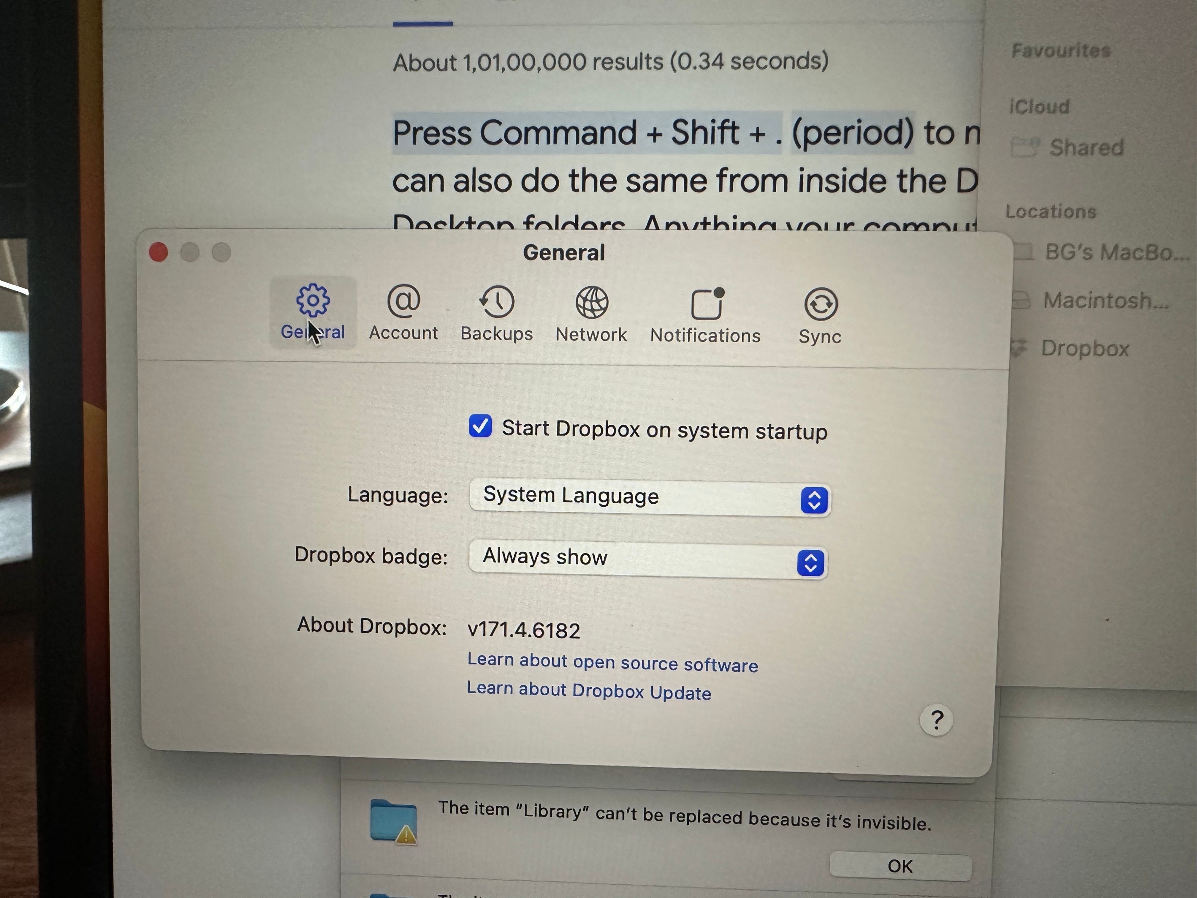 Migrating from Mac to Mac using Migration Tool - Dropbox Community
