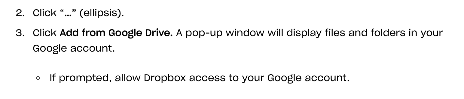 How to transfer files from Google Drive to Dropbox? - Dropbox Community