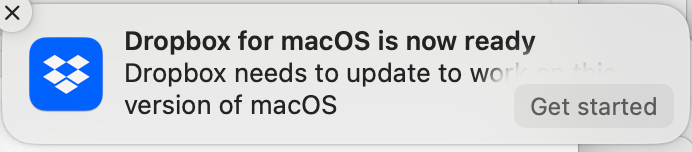 Update Dropbox New version of Dropbox completely broken, need to revert to previous ...