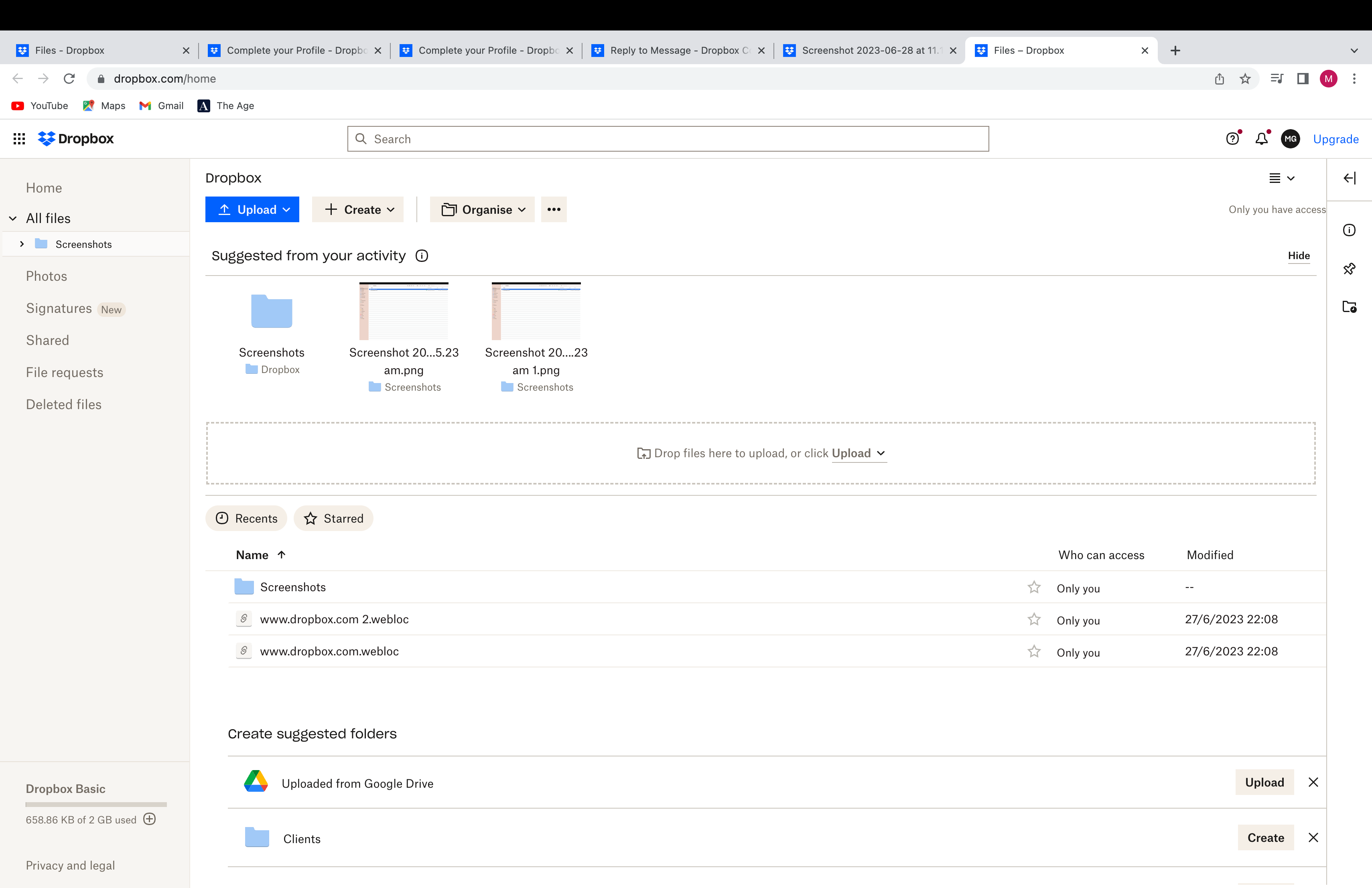 Dropbox files not showing in Finder on MacBook Air - Dropbox Community