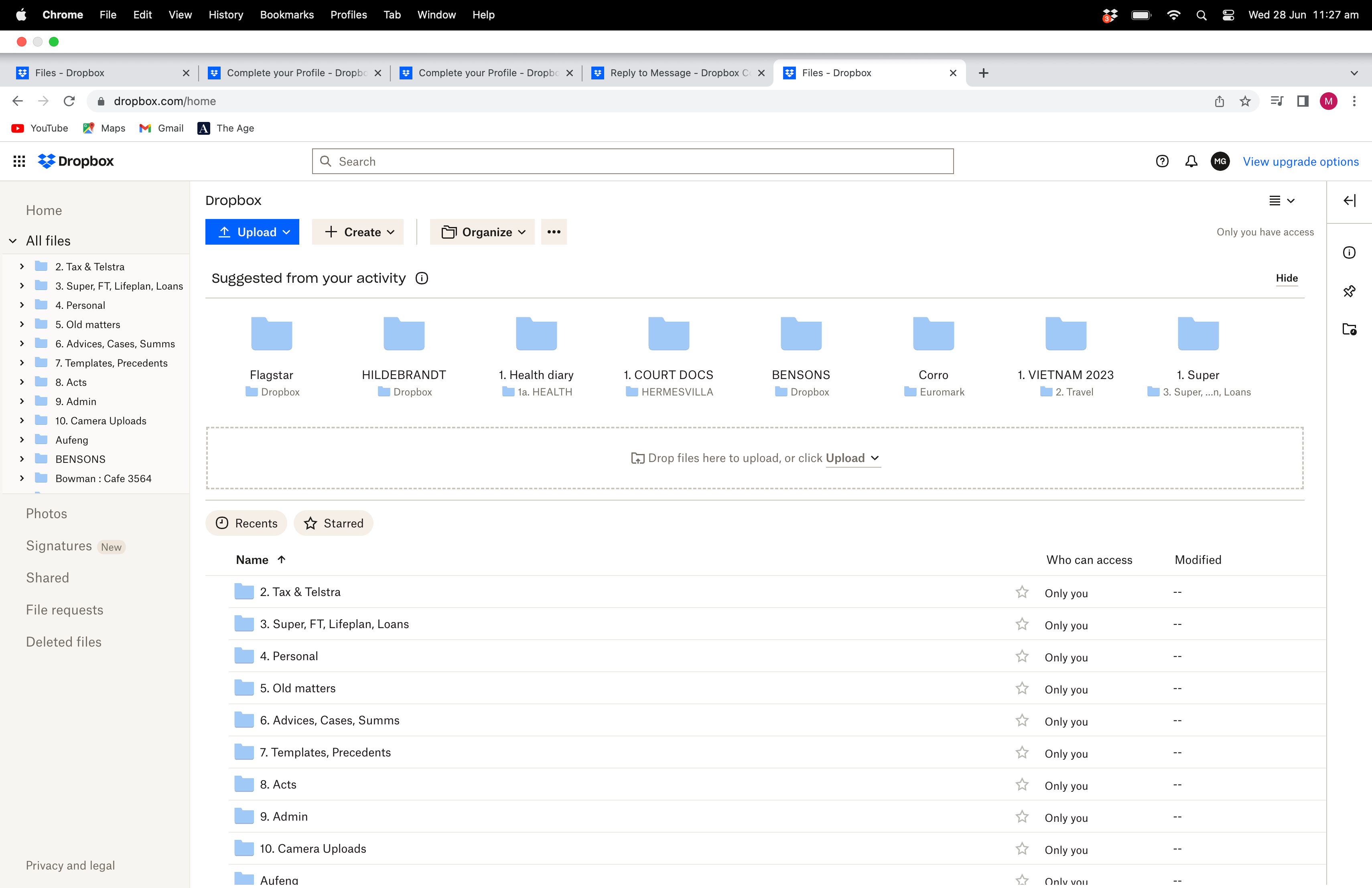 Dropbox files not showing in Finder on MacBook Air - Dropbox Community