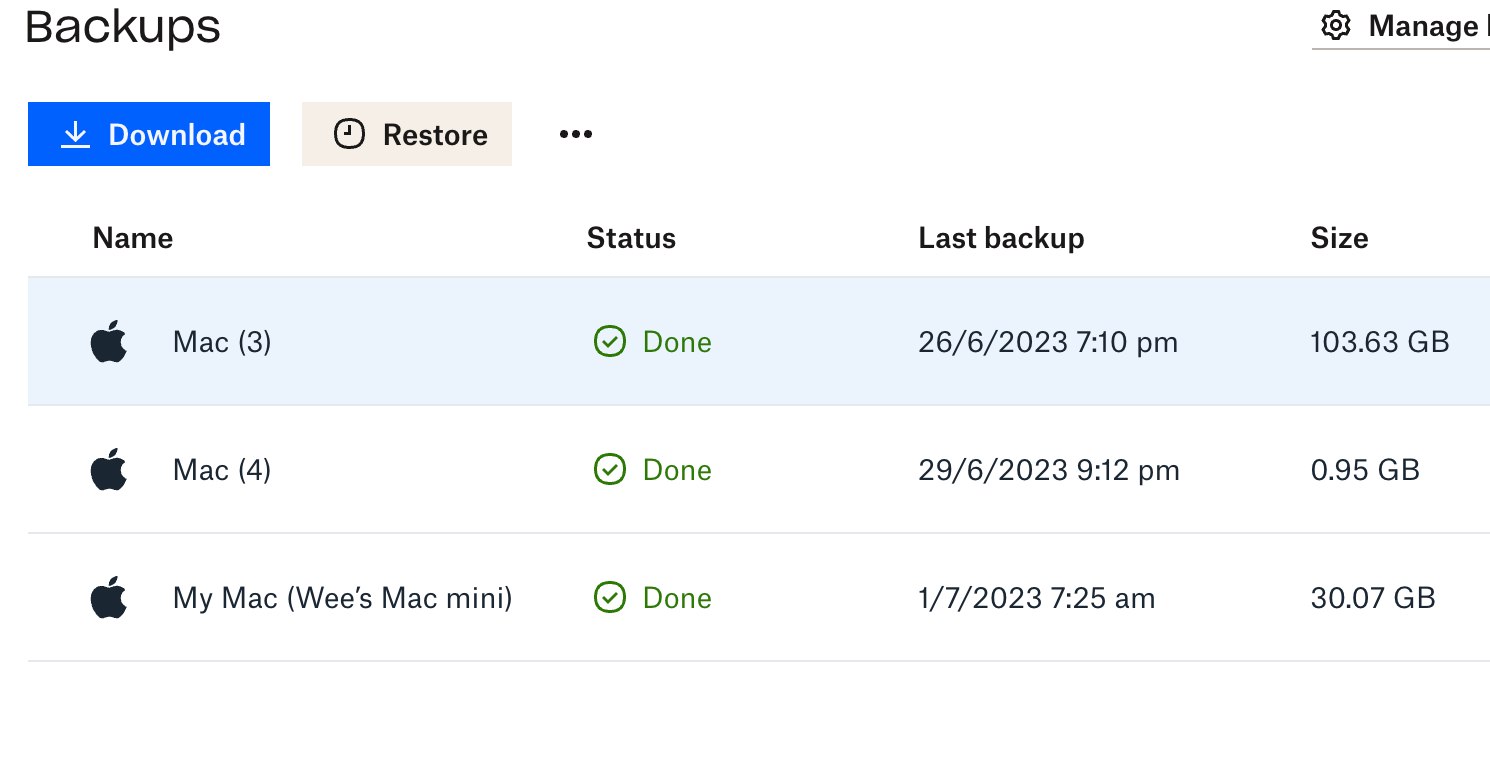 Change Dropbox Backup location/name (macOS) - Dropbox Community