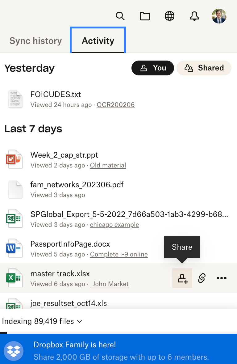 Stuck on Indexing and Cannot access any files on mac - Dropbox Community