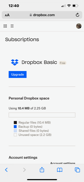 Why can't I add files to my free account? - Dropbox Community