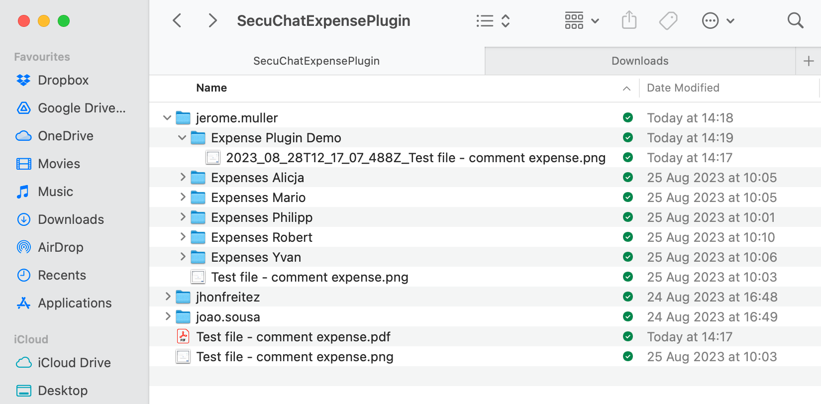 Automation of subfolders to keep the same pattern as the parent ...