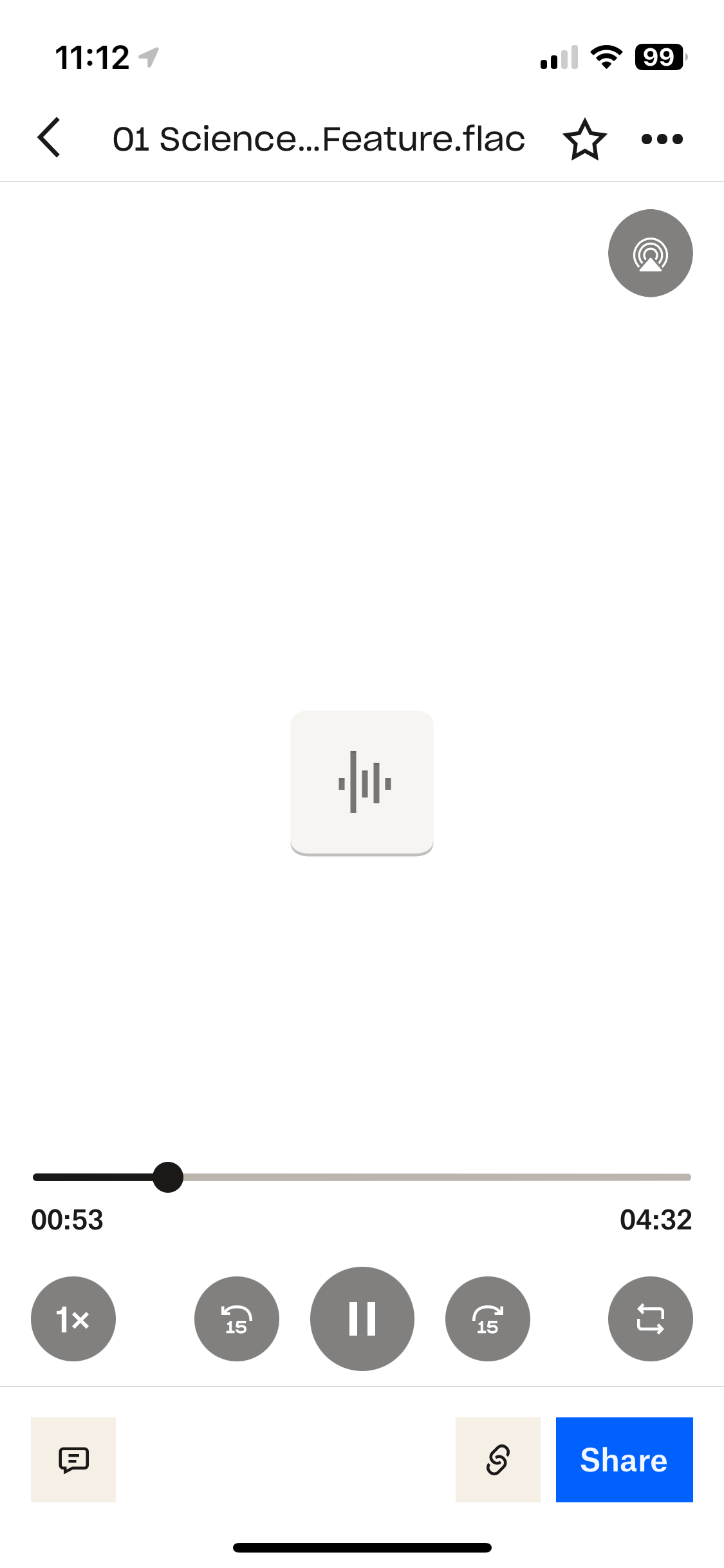Repeat Function for Audio Player in Mobile App - Dropbox Community