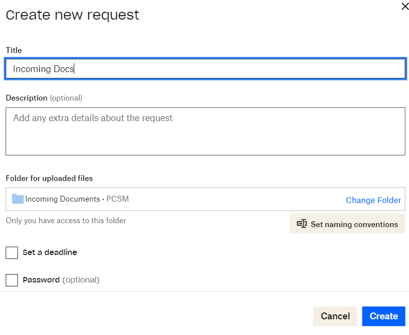 File Request Why are recipients of file requests prompted to sign in? - Dropbox ...