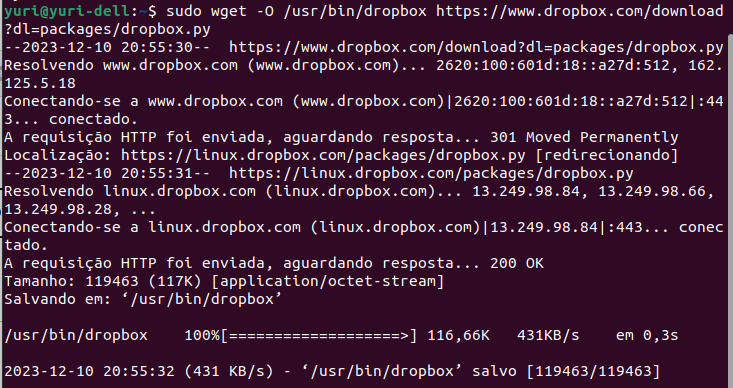 Problem in Ubuntu 22.04.3 LTS - Dropbox stopped working - Dropbox Community
