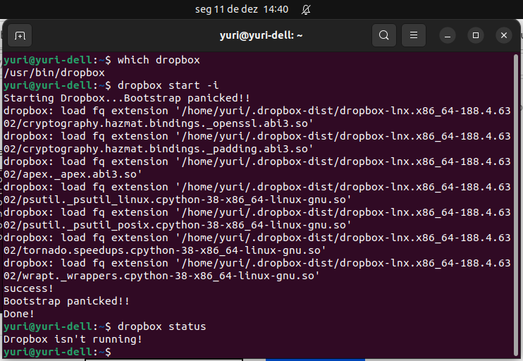 Problem in Ubuntu 22.04.3 LTS - Dropbox stopped working - Dropbox Community