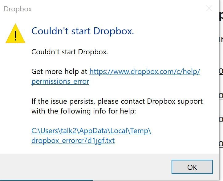 Windows Protection App control blocking Dropbox - Dropbox Community