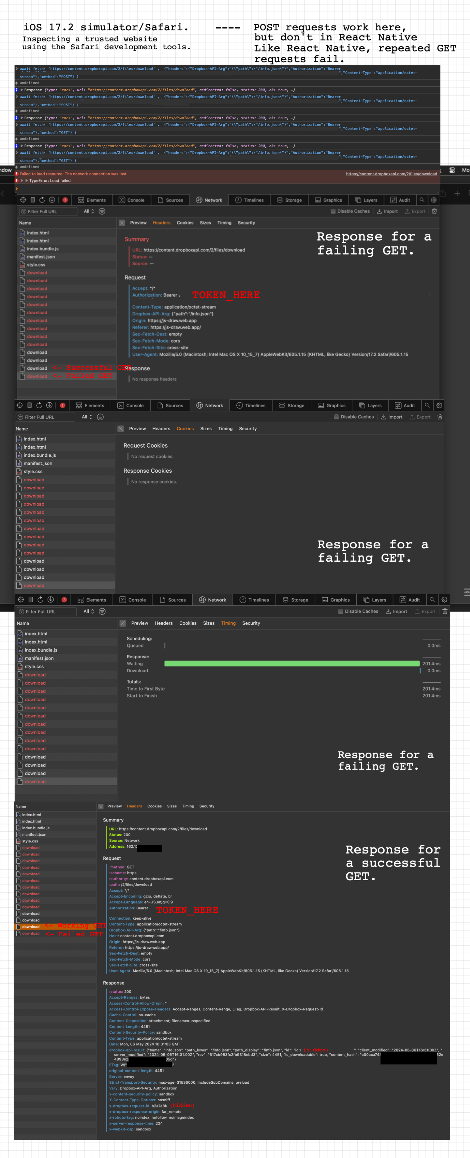 GET request to /files/download fails with "The network connection was ...