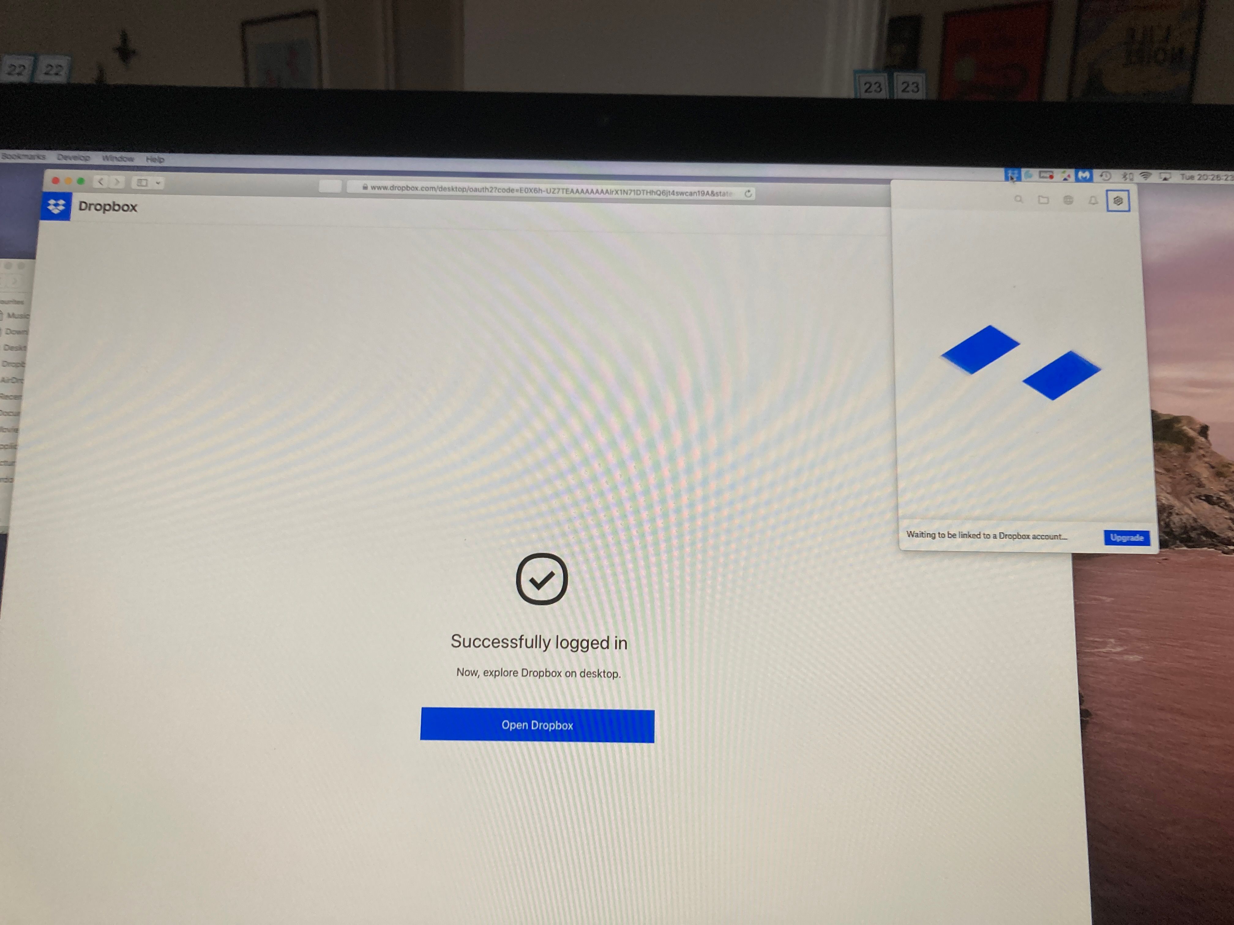 Issues reinstalling Dropbox Backup from a Time Machine Backup ...