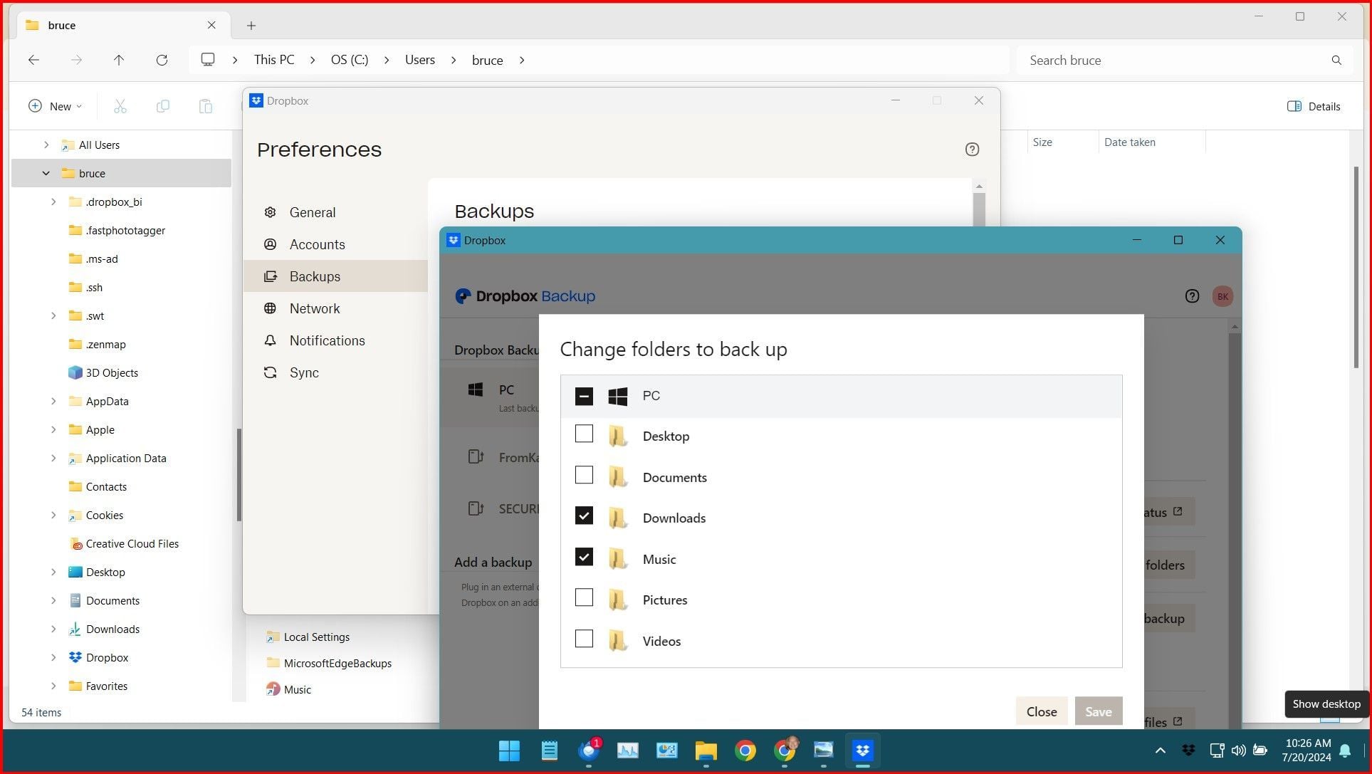 Dropbox Cat Machine How can I use Dropbox Backup to backup a folder located on my machine ...