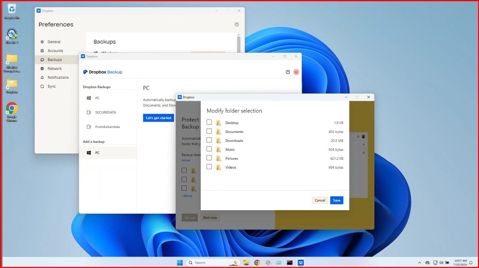 Dropbox Cat Machine How can I use Dropbox Backup to backup a folder located on my machine ...