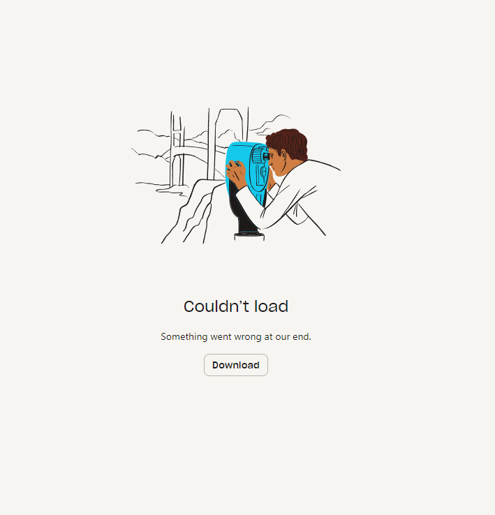 "Couldn't Load" error when accessing a file through a shared link ...