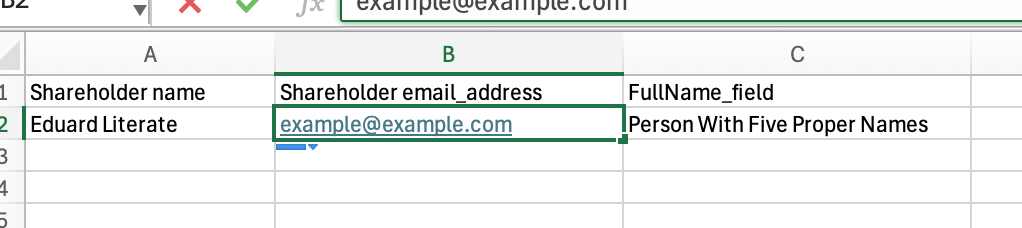 Bulk Send - CSV file formatting - Dropbox Community