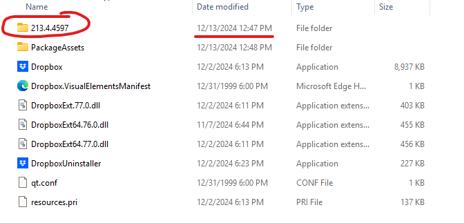 My Dropbox app is stuck at "Connecting" and I can't use compatibility ...