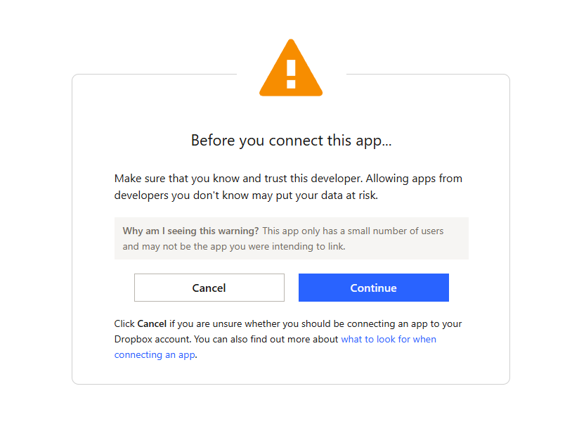 App Scope Issue. - Dropbox Community