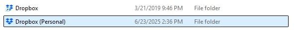 I have two duplicate Dropbox folders on my Windows machine - Dropbox ...