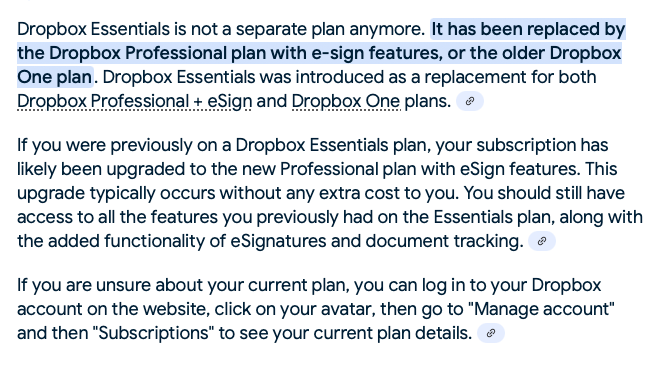Where has the Dropbox Essentials plan gone? - Dropbox Community