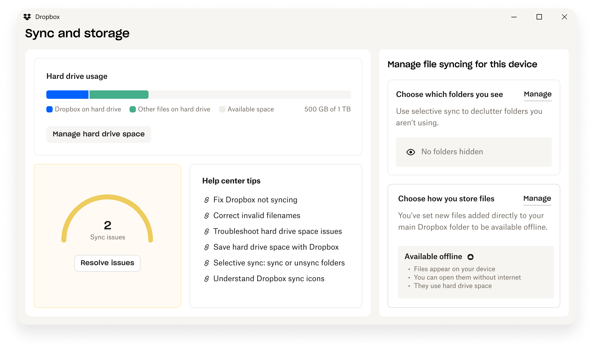 Exciting news — we’ve launched the new Sync & Storage Dashboard in the ...