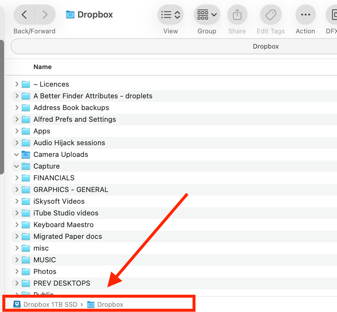 Dropbox Finder Extension doesn't work and I have no Dropbox context ...