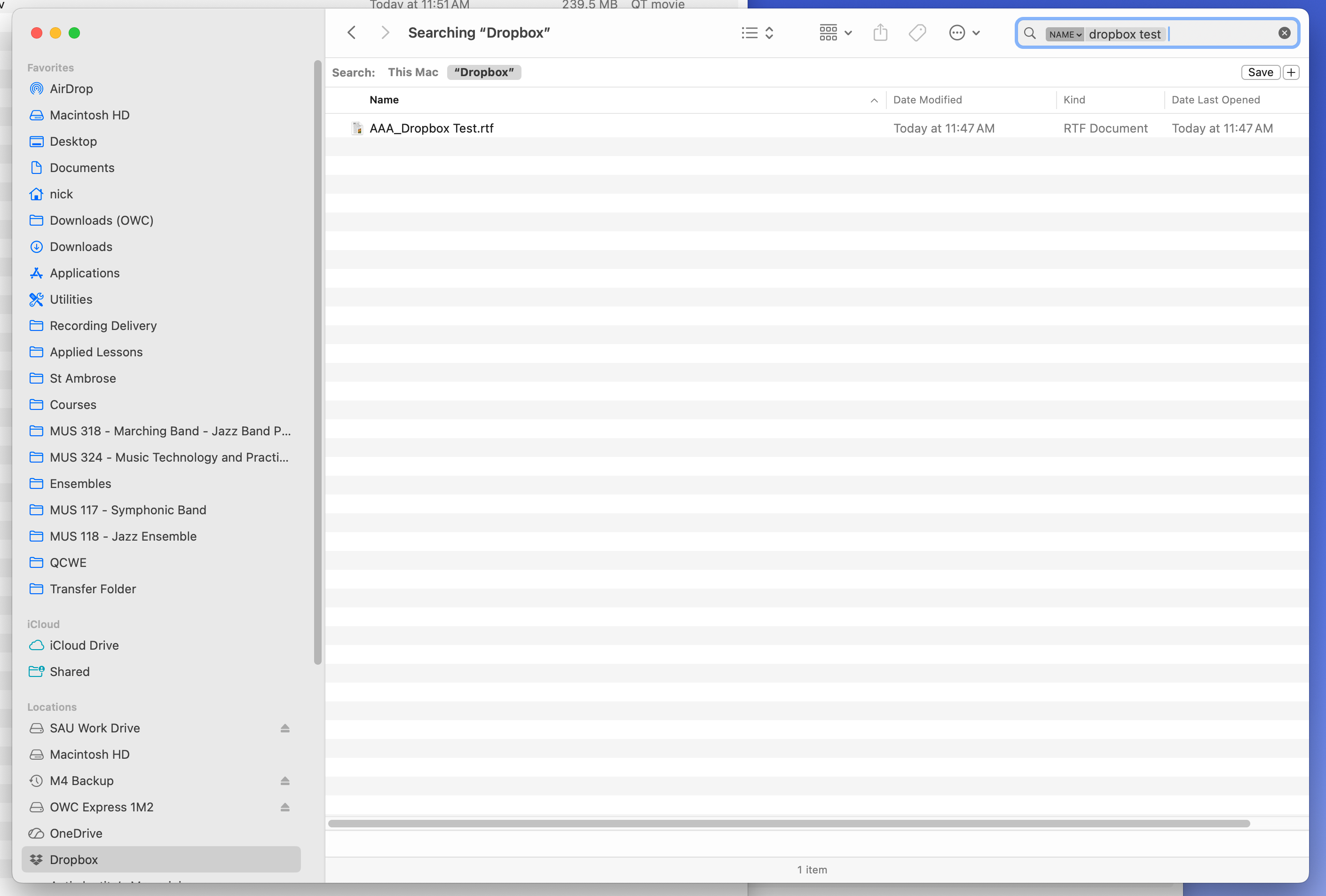 Searching for files in Finder in the Dropbox folder isn't working on ...