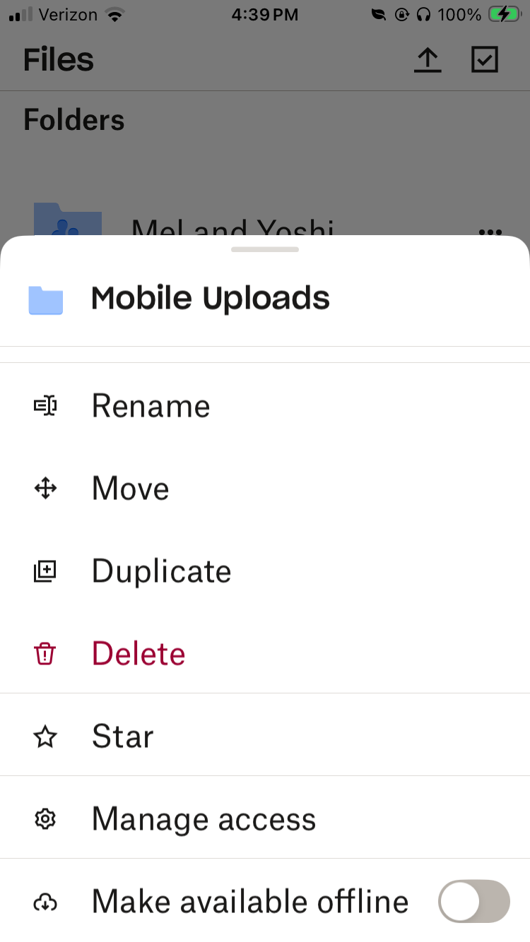 The Dropbox mobile app is filling up my iPhone storage - Dropbox Community