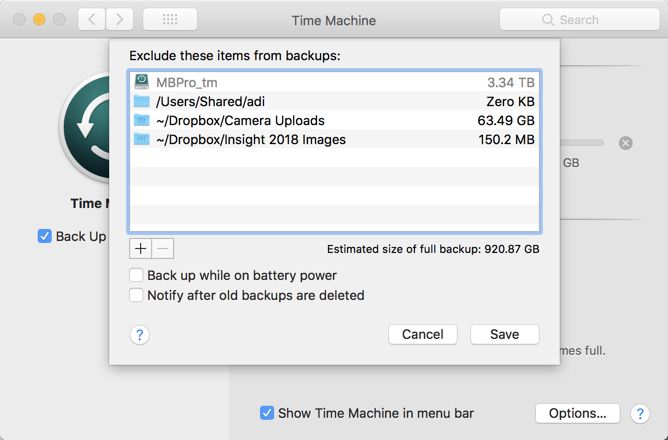 Send Time Machine Time machine forces smart sync to download files locally! - Dropbox ...