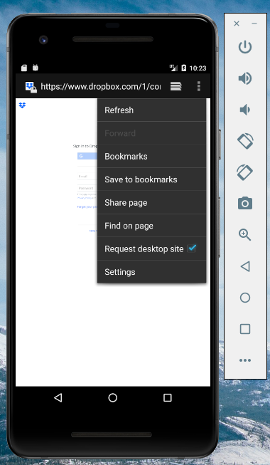 Blank page on AOSP browser Android 6.0 - Dropbox Community
